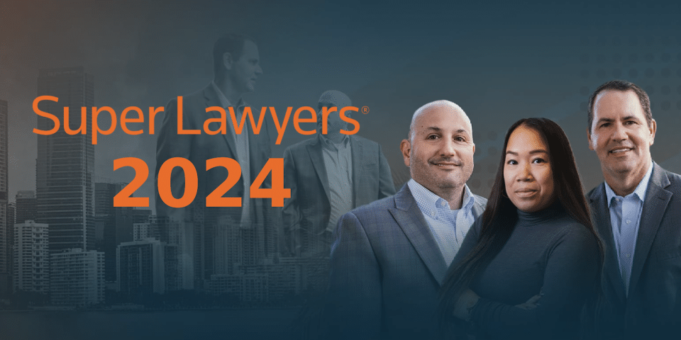 Hager & Schwartz, P.A. attorneys selected for Florida Super Lawyers in 2024.
